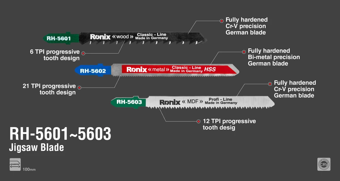 تیغ اره عمود بر ام دی اف 100 میلی متری آلمانی RH-5603 رونیکس