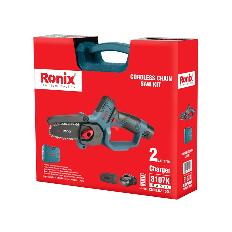 کیت اره زنجیری شارژی 12 ولت