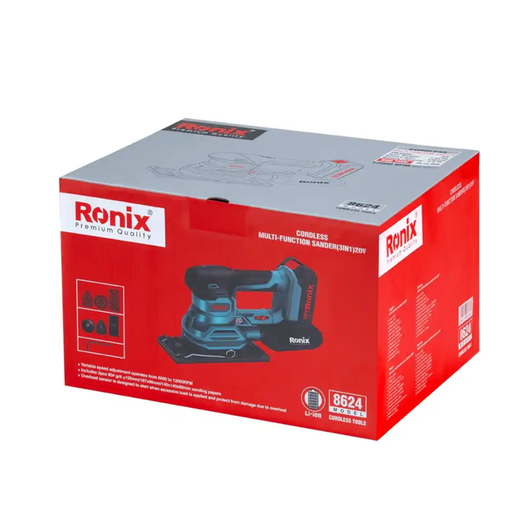 سنباده لرزان شارژی 20 ولت سه کاره