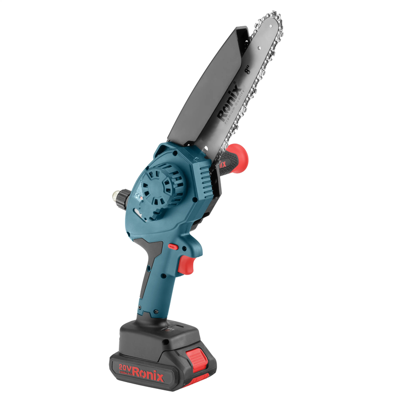 اره زنجیری شارژی 20ولت 20سانت براش لس