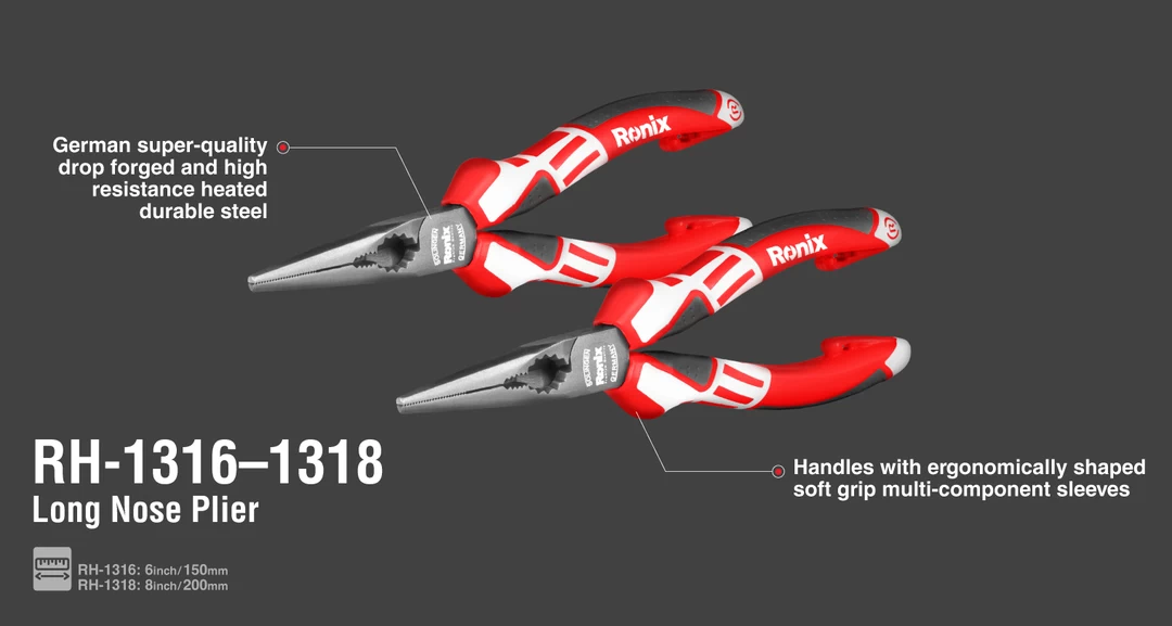 دم باریک صنعتی 8 اینچ آلمانی RH-1318 رونیکس