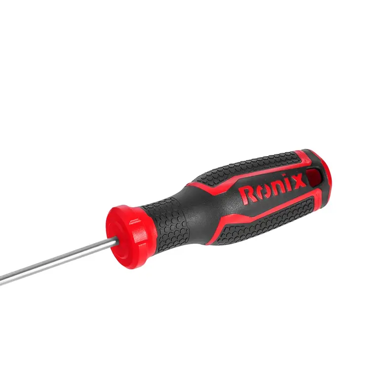 پیچ گوشتی دسته پلاستیکی دورنگ 100*3 چهارسو-3