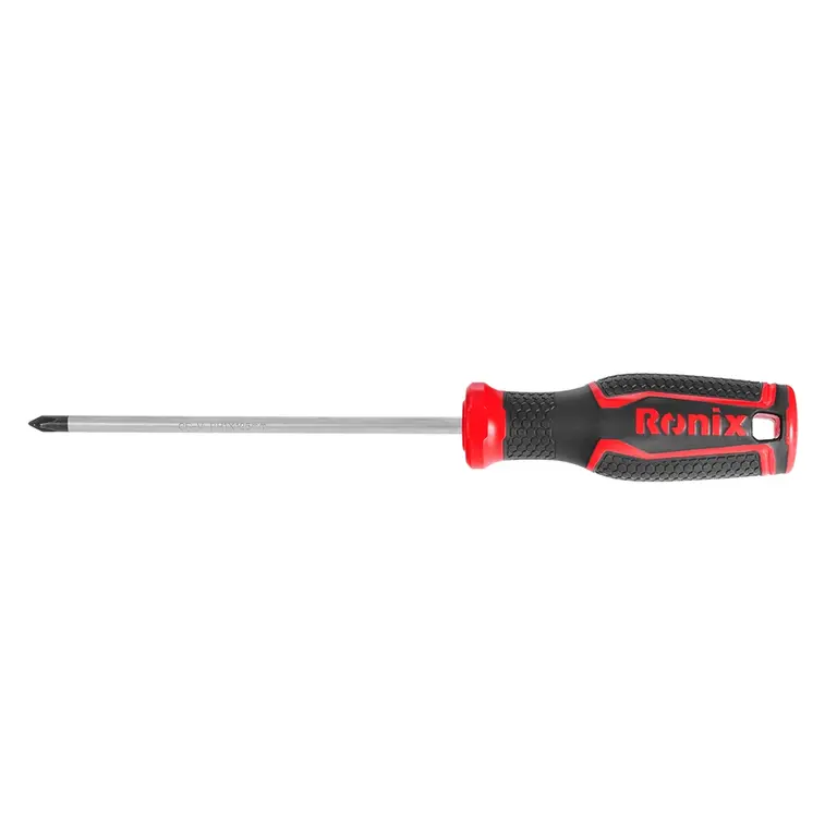 پیچ گوشتی دسته پلاستیکی دورنگ 125*5 چهارسو-1