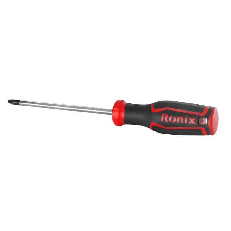 پیچ گوشتی دسته پلاستیکی دورنگ 125*6 چهارسو-1