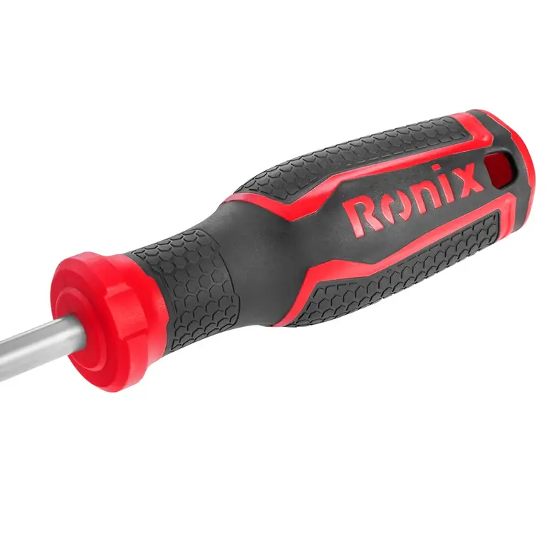 پیچ گوشتی دسته پلاستیکی دورنگ 150*8 چهارسو-3