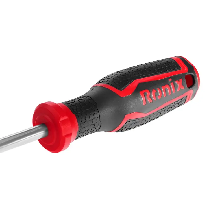 پیچ گوشتی دسته پلاستیکی دورنگ 200*8 چهارسو-3