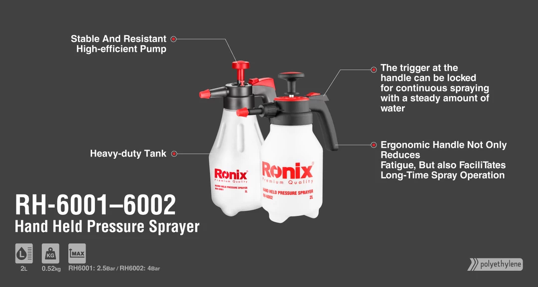 سمپاش دستی 2 لیتری RH-6001 رونیکس