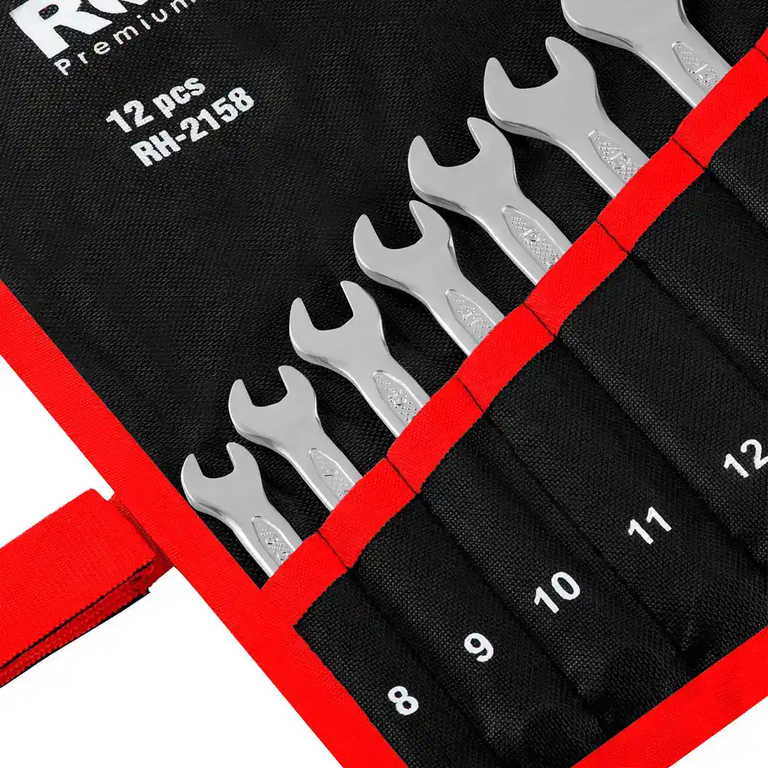 آچار سری 12عددی یکسر تخت یکسر رینگ کیفی