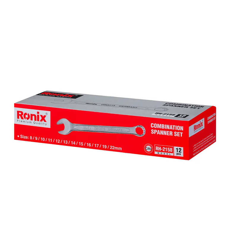 آچار سری 12عددی یکسر تخت یکسر رینگ کیفی