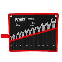 آچار سری 12عددی یکسر تخت یکسر رینگ کیفی)
