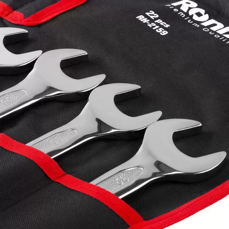 آچار سری 22 عددی یک‌سر تخت یک‌سر رینگ کیفی