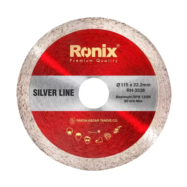 صفحه سرامیک بر مینی 115 میلی متری Silver Line