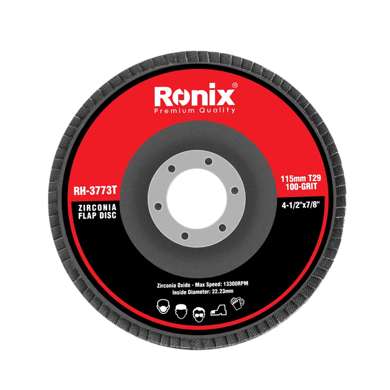 سنباده فلاپ زیرکونیم مینی 115 میلی متری 100 مدل T29