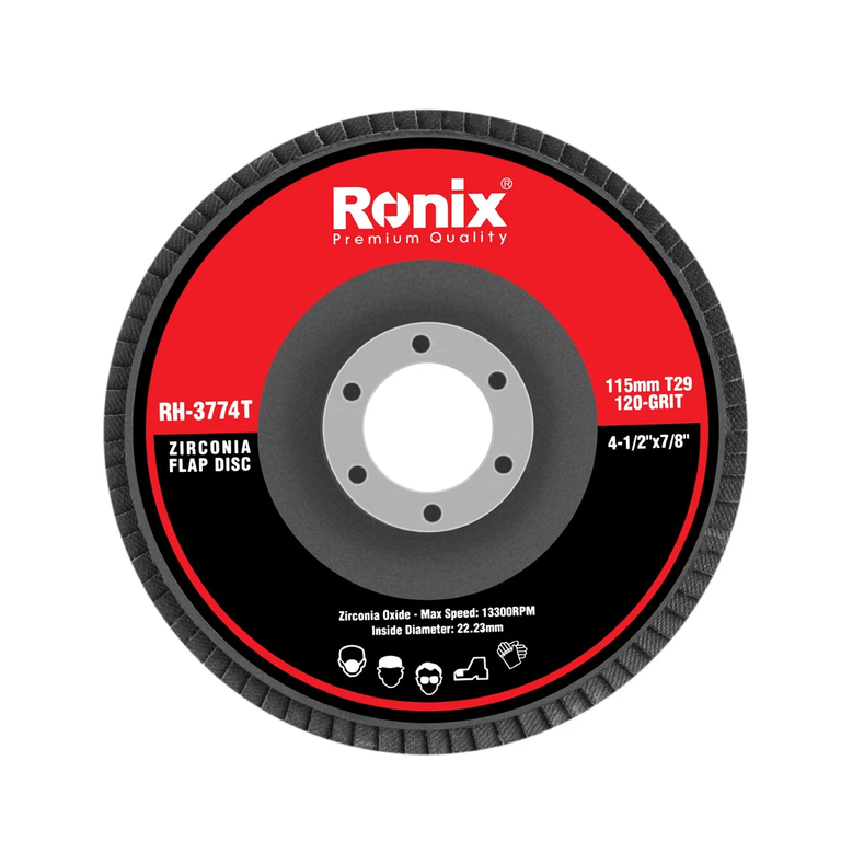 سنباده فلاپ زیرکونیم مینی 115 میلی متری 120 مدل T29