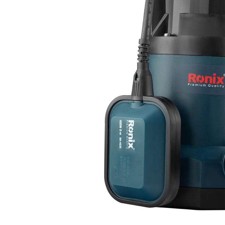 پمپ کف کش پلاستیکی 8 متری 400 وات