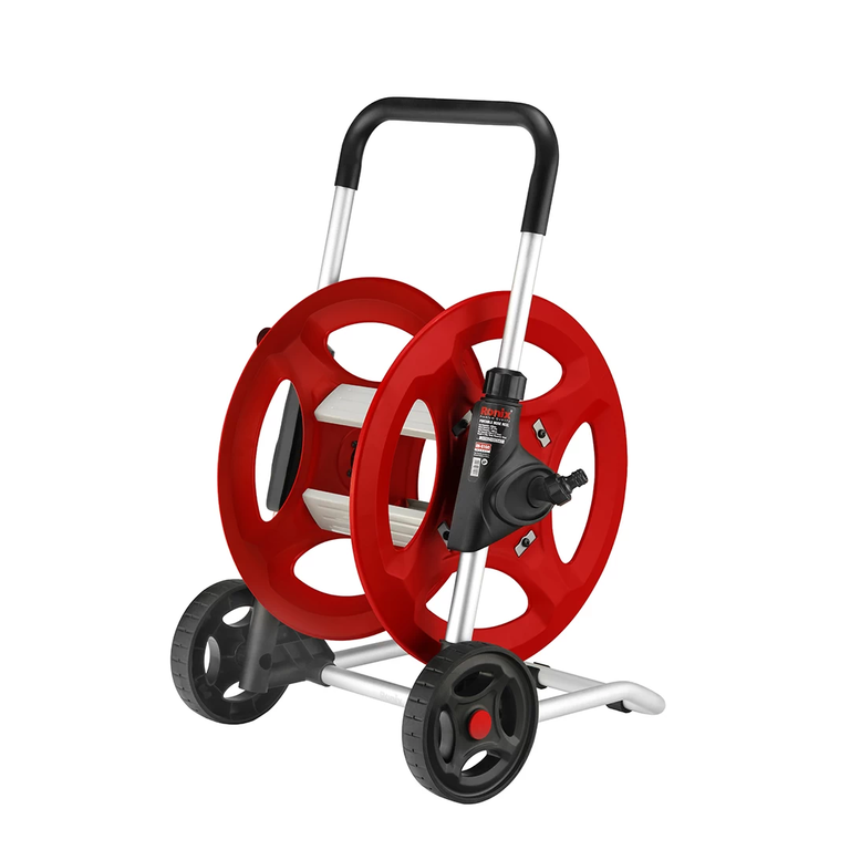 شلنگ جمع کن دستی چرخ دار فلزی 60 متری