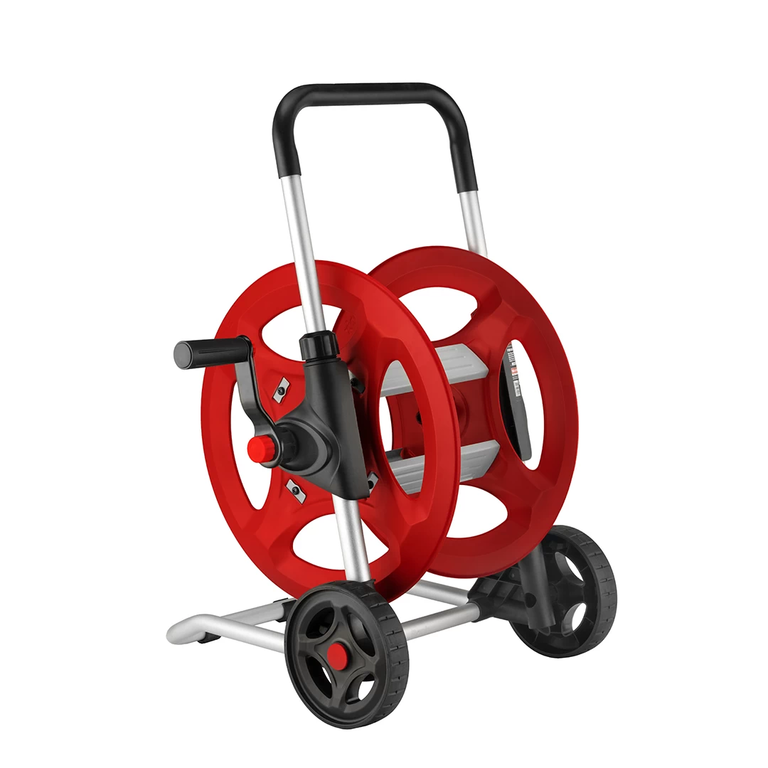 شلنگ جمع کن دستی چرخ دار فلزی 60 متری