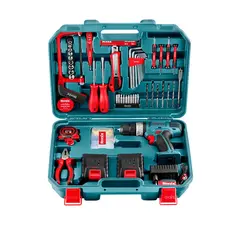 ست ترکیبی دریل چکشی شارژی 18 ولت -rs-8018)