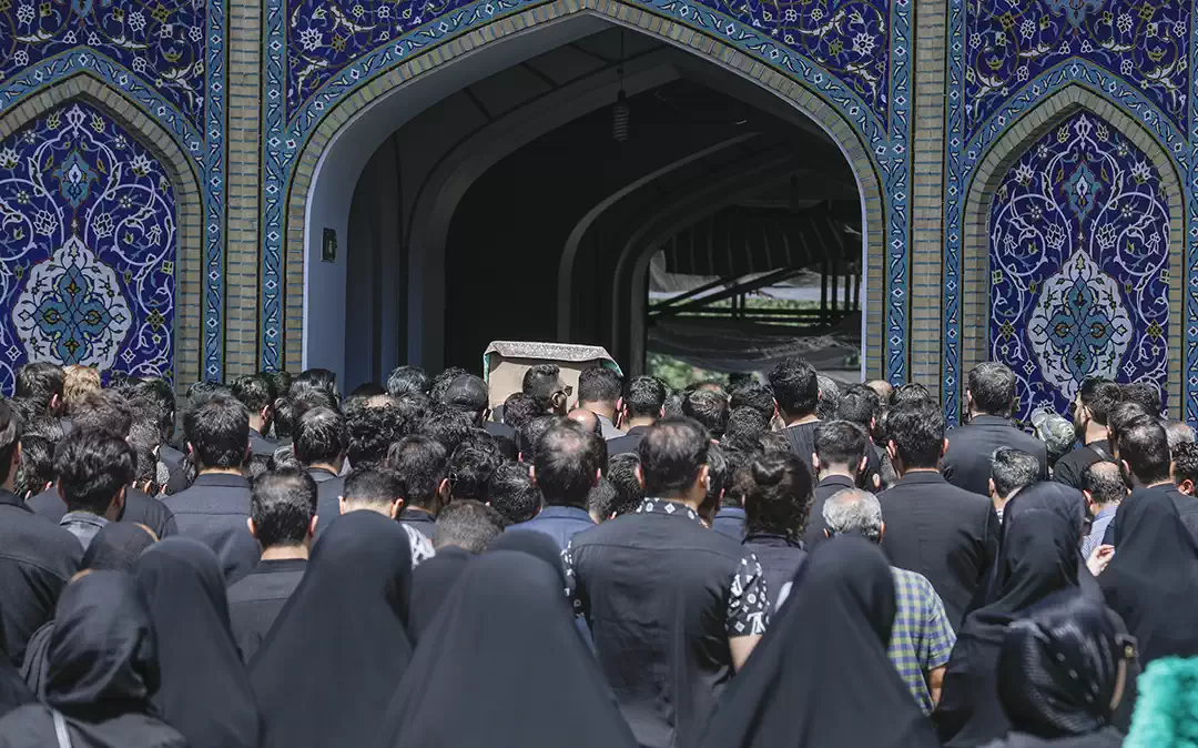 خاکسپاری حاج محمدجواد رامخو در حرم حضرت عبدالعظیم حسنی