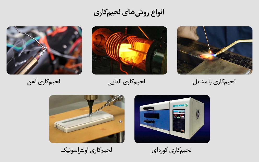 انواع روشهای لحیم کاری