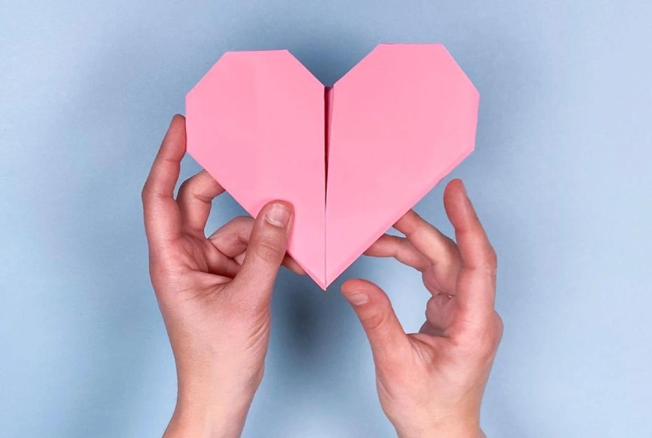 نحوه ساخت قلب اوریگامی