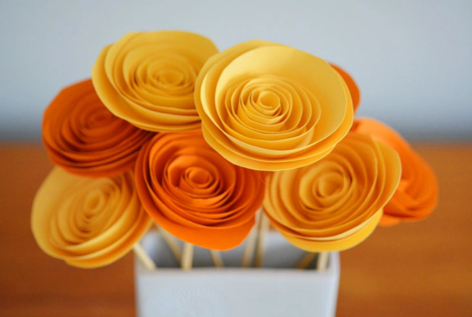 نحوه ساخت گل با کاغذ