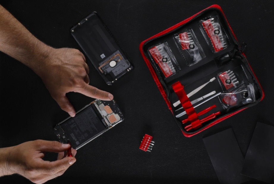 تصویر کیت تعمیرات موبایل رونیکس 