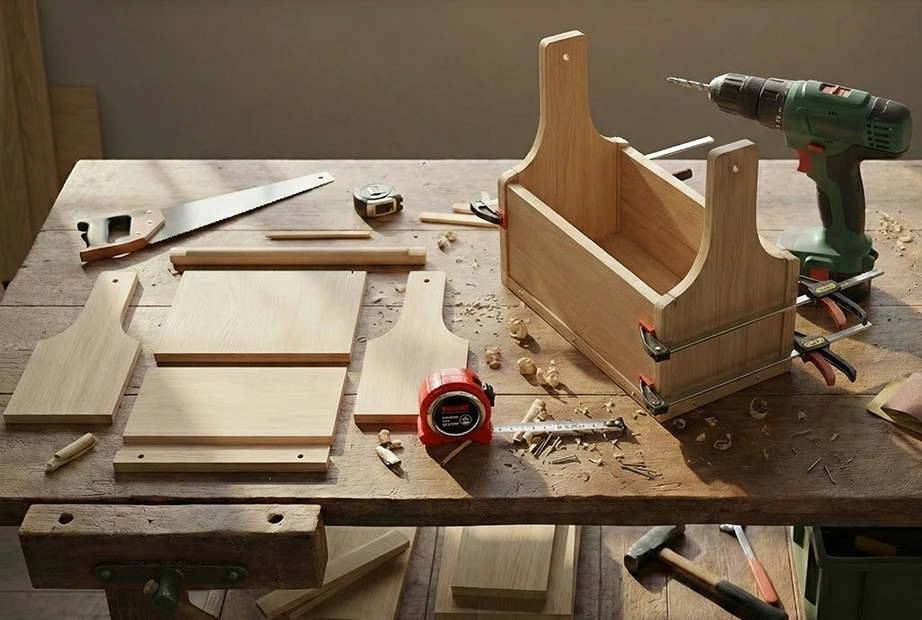 نحوه ساخت جعبه ابزار چوبی