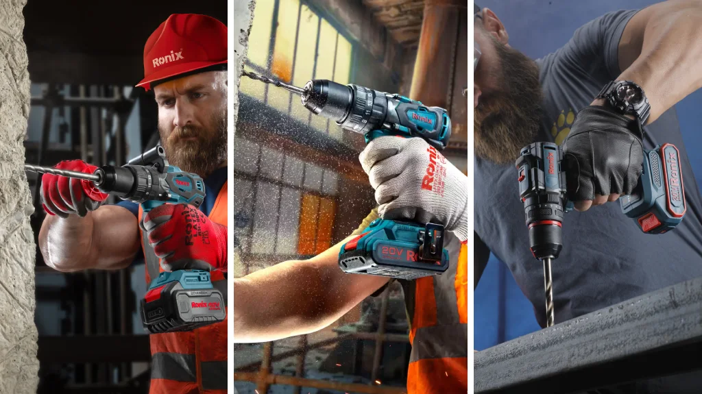 انواع دریل شارژی رونیکس