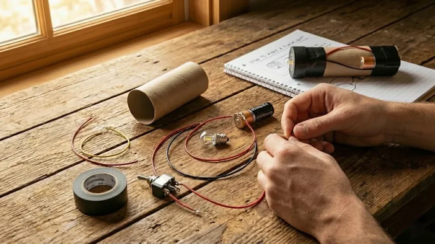 آموزش ساخت چراغ قوه